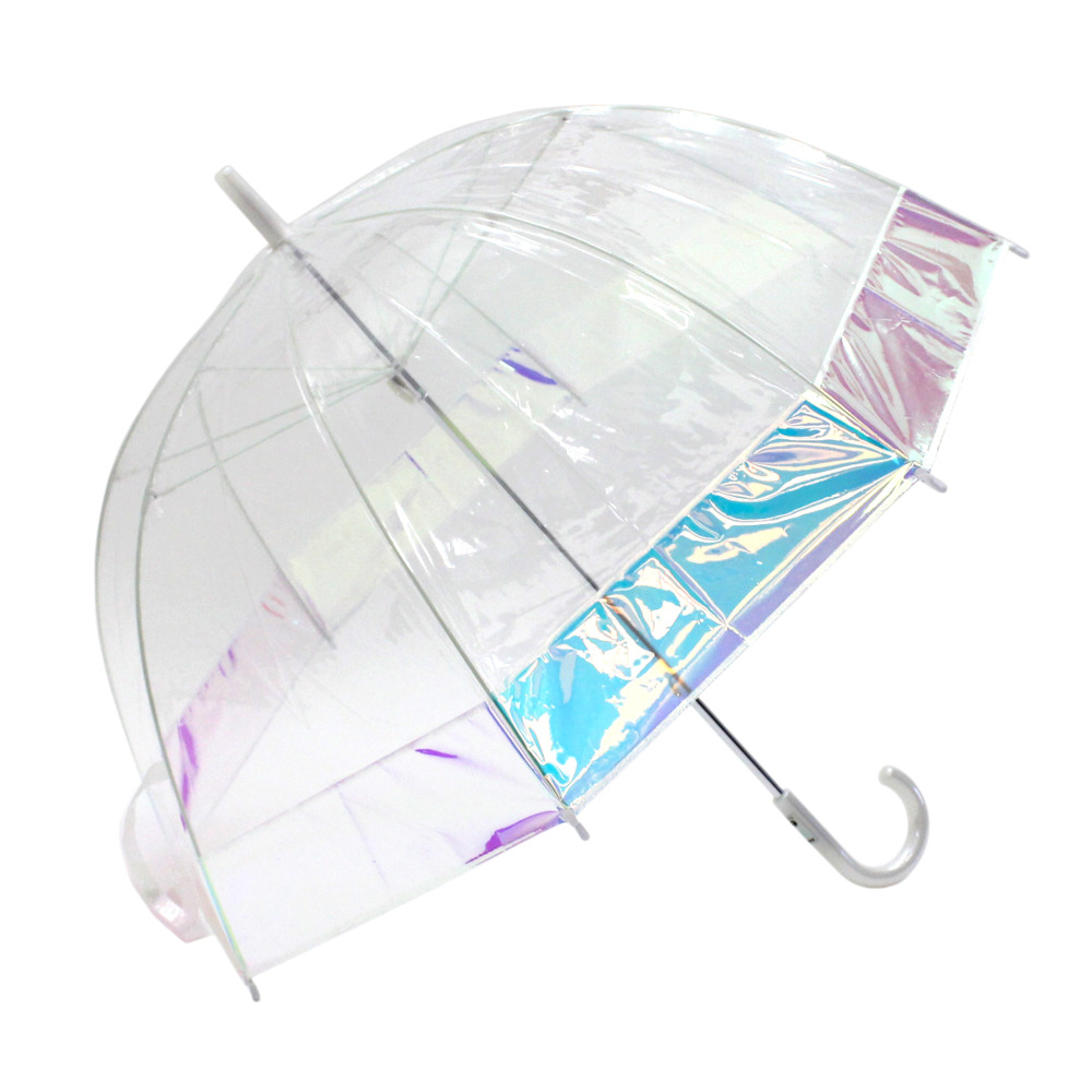グラス ビニール傘 レディース 通販 傘 65cm 長傘 大きい ドーム型