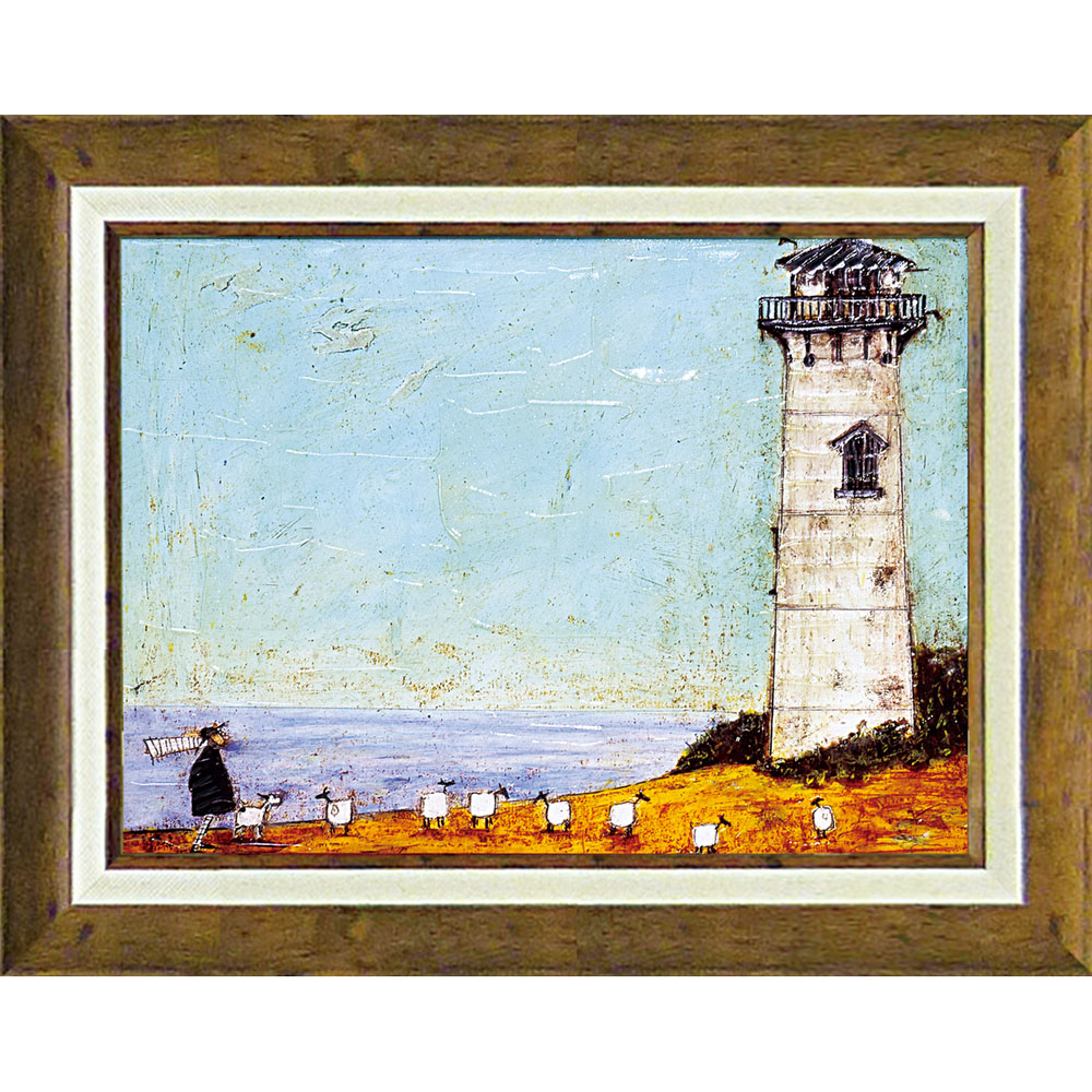 アートフレーム 通販 サムトフト 犬と釣り人と小さな船 壁掛けアート 絵画 壁飾り W48 x H38cm 壁掛け アート 玄関 リビング 寝室 インテリア モダン 癒し |  | 03