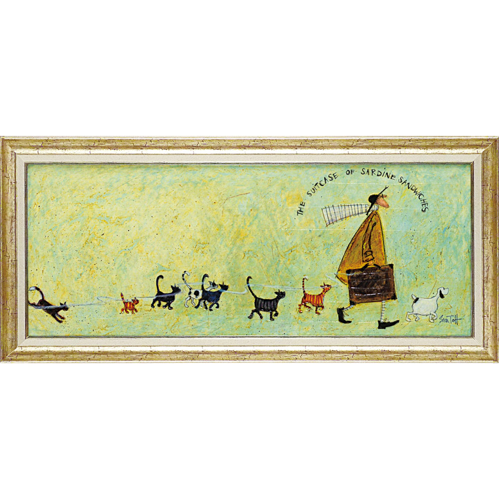アートフレーム 通販 日本 サムトフト いわしサンドスーツケース 壁掛けアート 絵画 壁飾り W94.5 x H43cm インテリア モダン 壁掛け アート 癒し おしゃれ |  | 03