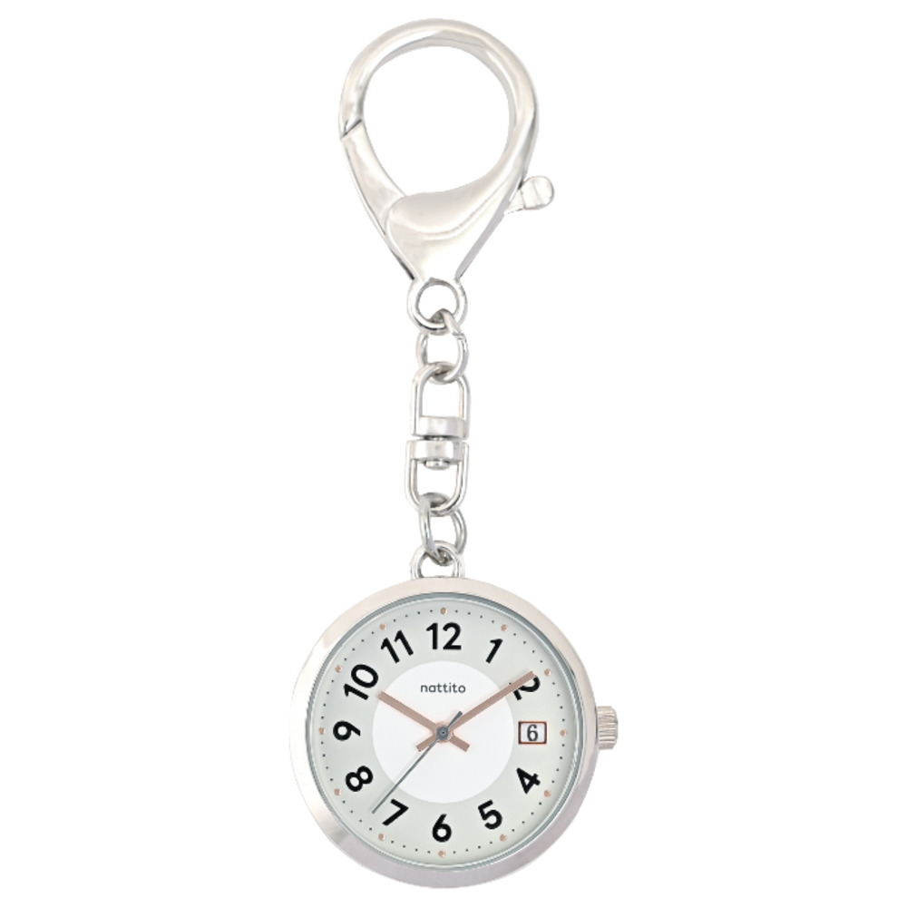 レディース 懐中時計 通販 時計 バックチャーム キーチェーン アナログ時計 ナースウォッチ キーホルダー ウォッチ ミニ 日付 カレンダー レディース |  | 02