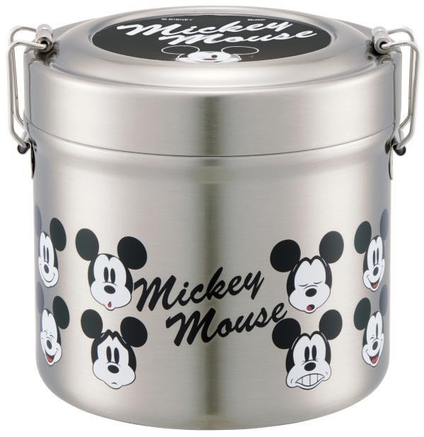 真空ステンレス ランチジャー 丼 840ml 保温 弁当箱 2段 真空ステンレス ランチボックス ミッキー スヌーピー となりのトトロ キャラクター SKATER スケーター | スケーター | 04