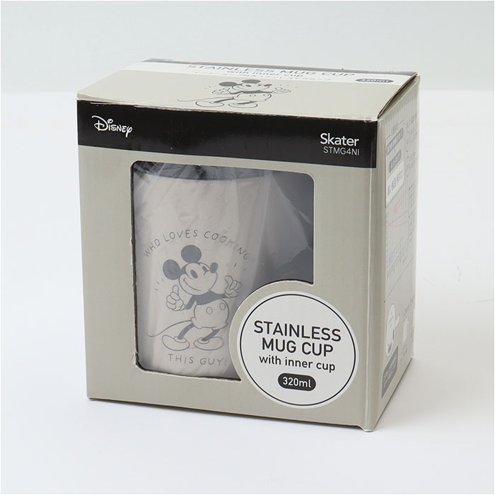 Skater スケーター インナーカップ付 マグ キャラクター STMG4NI 通販 ステンレスマグカップ ステンレス マグカップ コップ カップ 持ち手付き 保温 保冷 | スケーター | 18