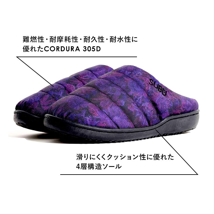 SUBU スブ サンダル 冬 通販 冬用サンダル 暖かいサンダル スリッパ スリッポン 外履き 室内履き サボサンダル ルームシューズ つっかけ 暖かい 軽い 軽量 | SUBU | 18