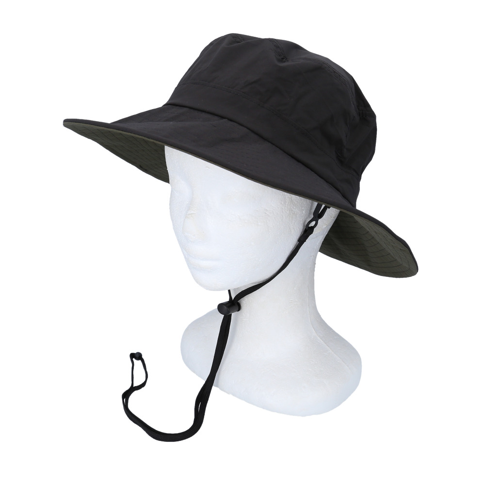 日よけ帽子 レディース 紐付き 通販 一級遮光 生地 日除け帽子 アドベンチャーハット サファリハット 日よけ 帽子 日除け ハット あごひも あご紐  日よけ帽子 | HIDE | 01