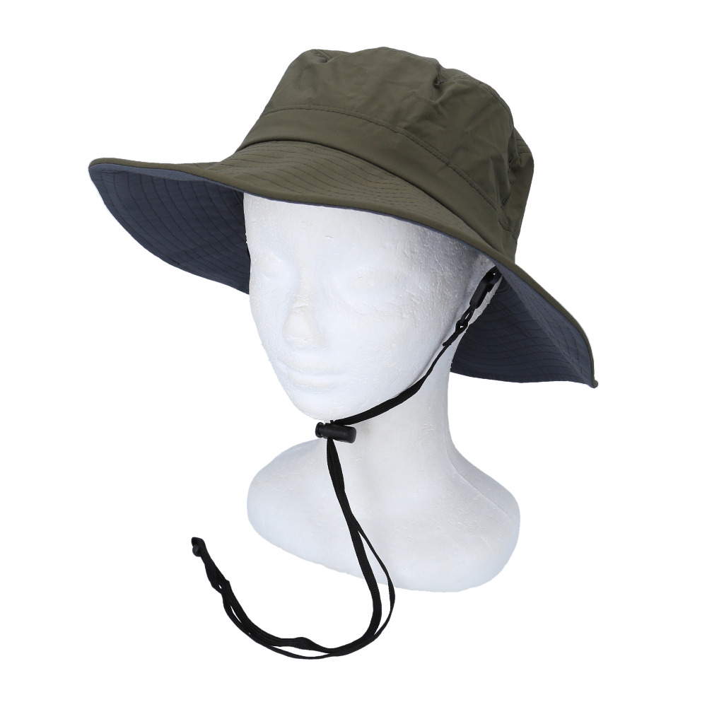 日よけ帽子 レディース 紐付き 通販 一級遮光 生地 日除け帽子 アドベンチャーハット サファリハット 日よけ 帽子 日除け ハット あごひも あご紐  日よけ帽子 | HIDE | 04