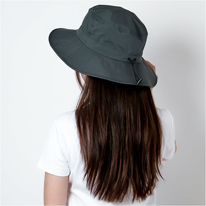 日よけ帽子 レディース 紐付き 通販 一級遮光 生地 日除け帽子 アドベンチャーハット サファリハット 日よけ 帽子 日除け ハット あごひも あご紐  日よけ帽子 | HIDE | 08