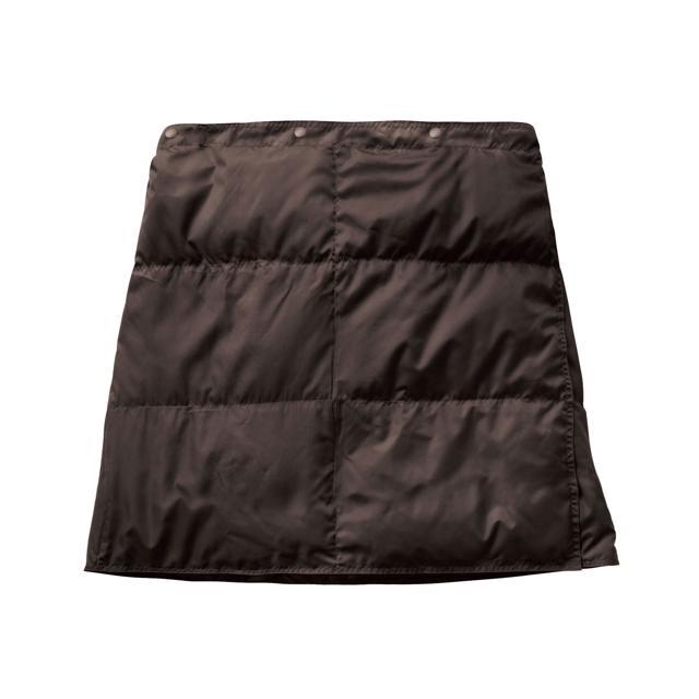 ラップウォームスカート ひざ丈 巻きスカート ふわふわダウン防寒 ひざ掛け 寒さ対策 オフィス ポーチ付き ウォッシャブル 洗える 肩ケープ 冷え性 | ブランド登録なし | 02