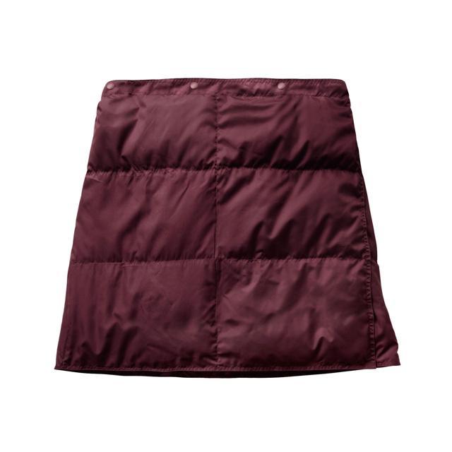 ラップウォームスカート ひざ丈 巻きスカート ふわふわダウン防寒 ひざ掛け 寒さ対策 オフィス ポーチ付き ウォッシャブル 洗える 肩ケープ 冷え性 | ブランド登録なし | 01