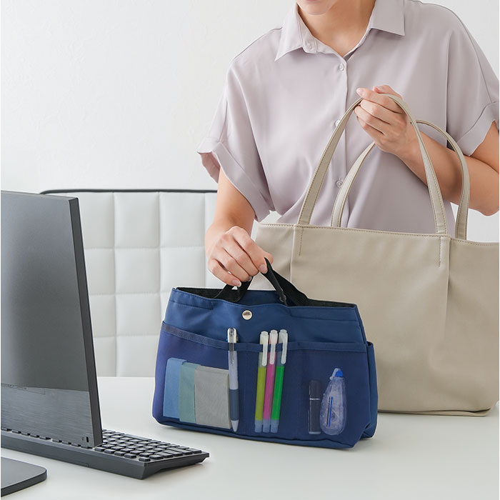 バッグインバッグ 大きめ 通販 インナーバッグ バックインバック バッグオーガナイザー トートバッグ バッグ ポーチ 横長 横型 バッグインバッグ |  | 11