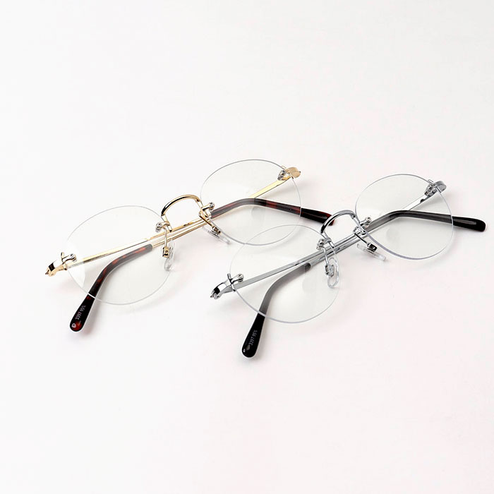 サングラス 伊達メガネ フチなし リムなし 通販 メガネ 眼鏡 めがね 伊達めがね 伊達眼鏡 フチ無し リム無し UVカット 紫外線カット クラシック サングラス |  | 04