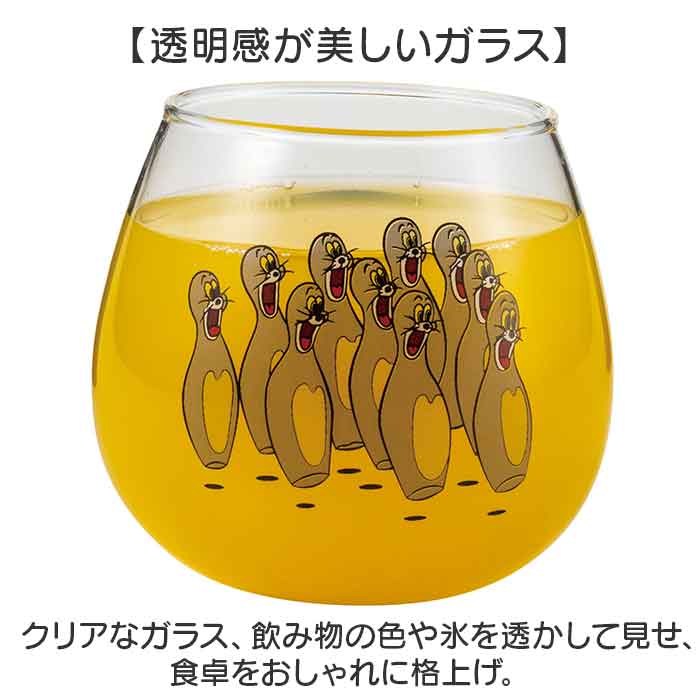 丸い グラス 通販 日本製 まんまるグラス 丸グラス 透明 クリア ガラス製 コップ タンブラー かわいい キャラクター おしゃれ 可愛い ゆらゆらグラス 丸い | サンアート | 11