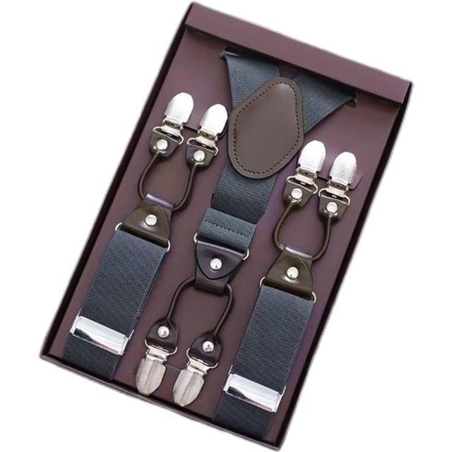 サスペンダー メンズ 通販 紳士 35mm 幅 吊りバンド ズボン吊り 幅広 Y型 父の日 プレゼント ギフト ビジネス フォーマル カジュアル サスペンダー |  | 03