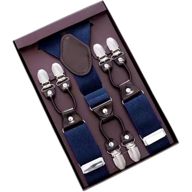 サスペンダー メンズ 通販 紳士 35mm 幅 吊りバンド ズボン吊り 幅広 Y型 父の日 プレゼント ギフト ビジネス フォーマル カジュアル サスペンダー |  | 04