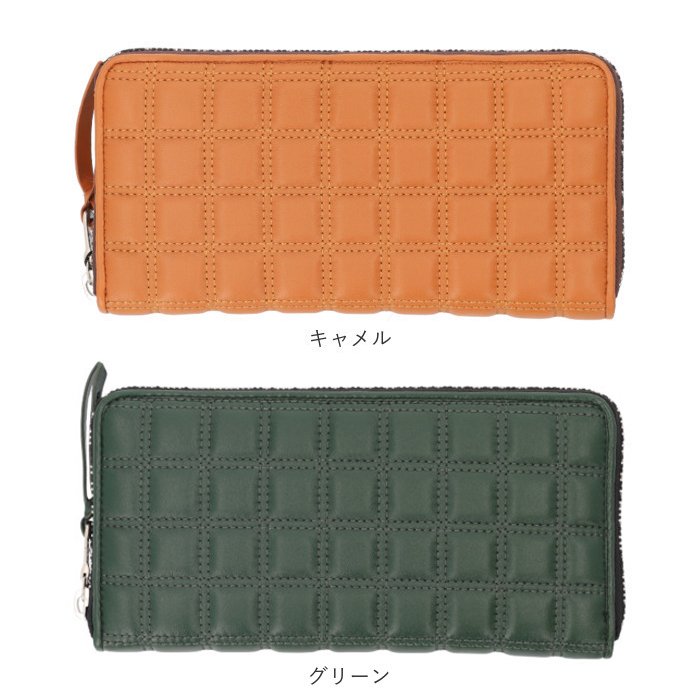 SOLATINA ラウンドウォレット SOLATINA（ソラチナ） 財布 カウレザー型押しラウンドウォレット