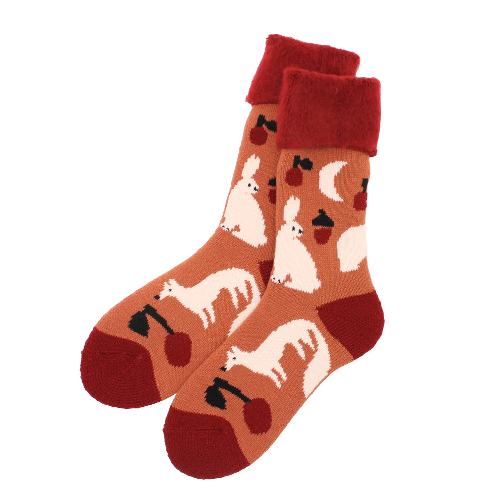 ルームソックス もこもこ 通販 あったか靴下 靴下 くつ下 ソックス センバドー あったか ふわふわ 防寒 秋 冬 保温 暖かい 冷え取り 冷えとり 冷え対策 |  | 05