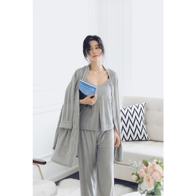 ルームウェア 通販ルームウェア 上下セット 冬 ガウン 春 秋 長袖 ロングガウン カーディガン レディース 大きいサイズ セクシー ロングガウン  ルームウェア | BACKYARD FAMILY | 02