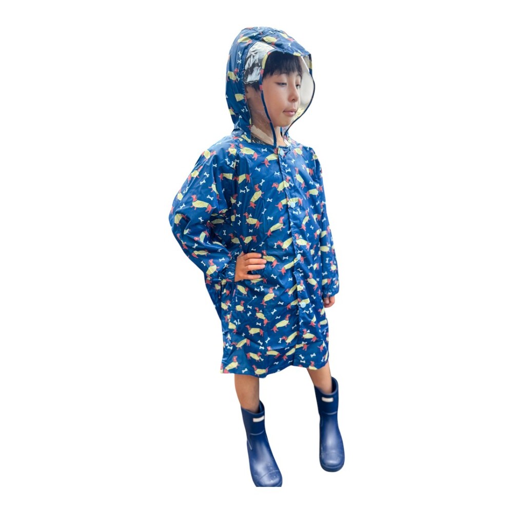 レインコート キッズ ランドセル対応 好評 男の子 女の子 レインポンチョ おしゃれ 小学生 子供用 リュック 対応 レインウェア 合羽 カッパ 子供 レインコート | BACKYARD FAMILY | 15