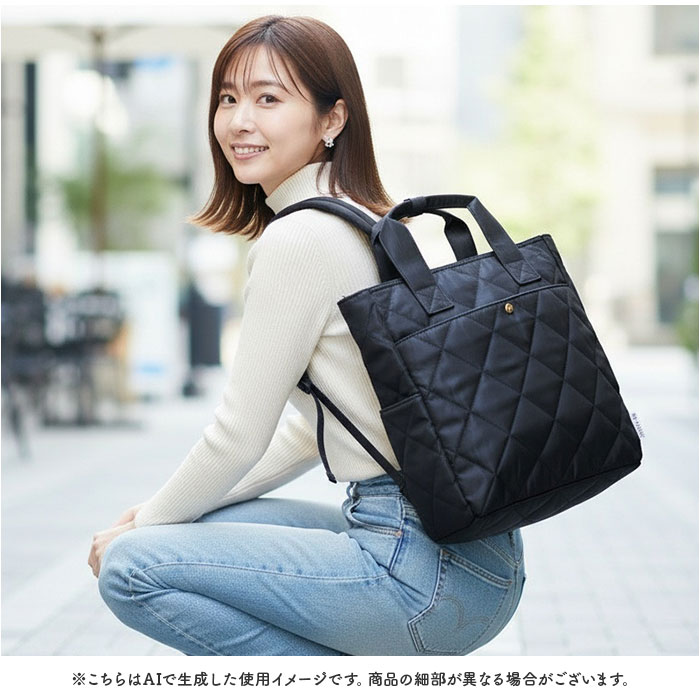 リュック 2way リュック レディース 通販 リュックサック 手提げバッグ トートバッグ バッグ バックパック デイパック 鞄 かばん カバン 軽い 軽量 | BACKYARD FAMILY | 06