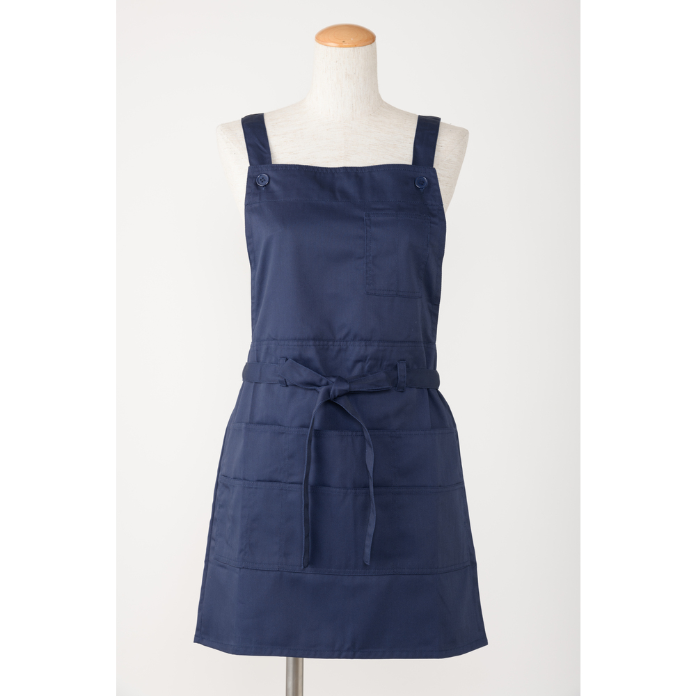 エプロン 通販エプロン おしゃれ ナチュラル レディース ポケット たくさん h型 ワンピース ブラック ネイビー レッド ベージュ グリーン 保育士 エプロン |  | 03