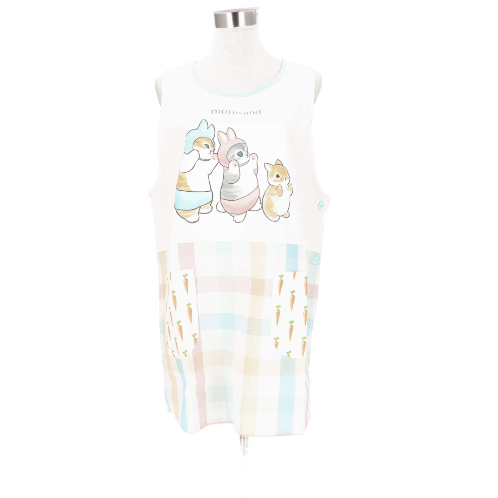 エプロン 保育士 通販 キャラクターエプロン 介護士 大人用エプロン サイドボタン かわいい 大人 おとな カジュアル 割烹着 割ぽう着 家事 保育 介護 |  | 02