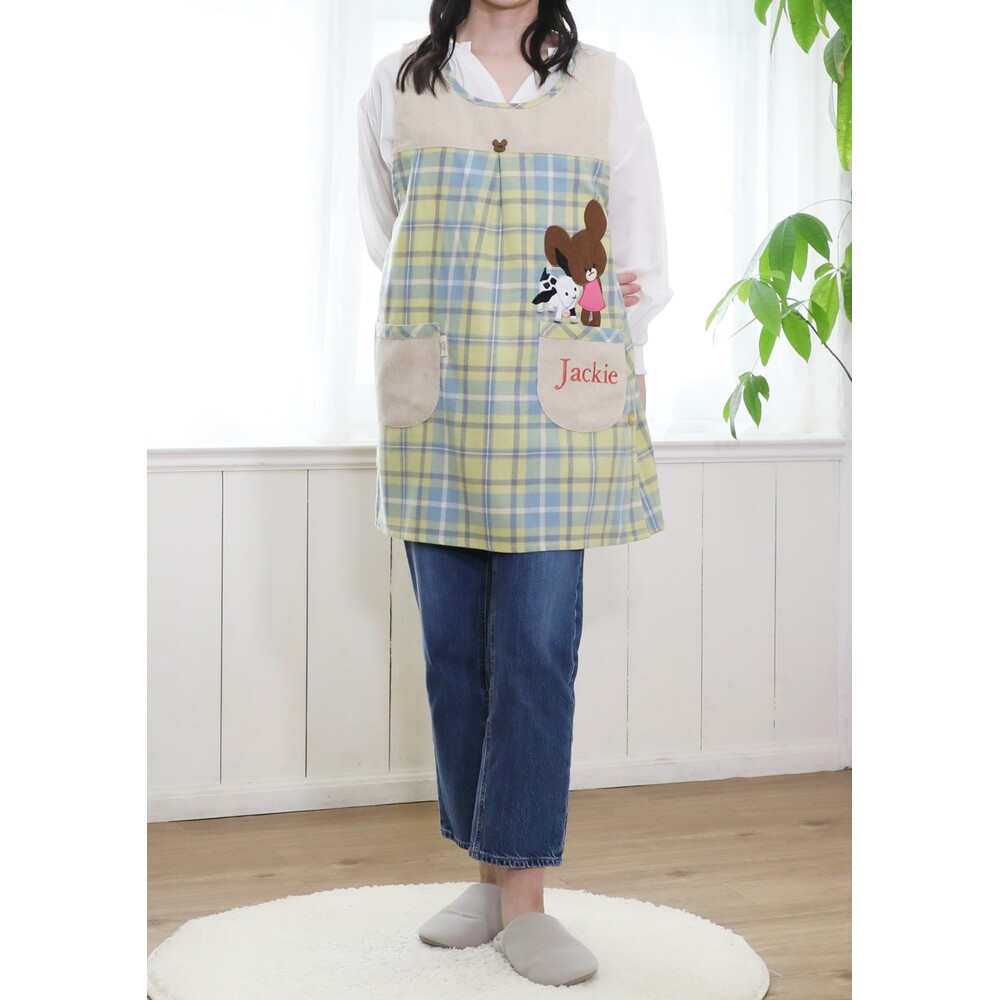 保育士 エプロン キャラクター 通販 ワークエプロン 前掛 前掛け 割烹着 綿混 キュート 柄 レディース メンズ ユニセックス 料理 ギフト 贈り物 かわいい | ブランド登録なし | 02
