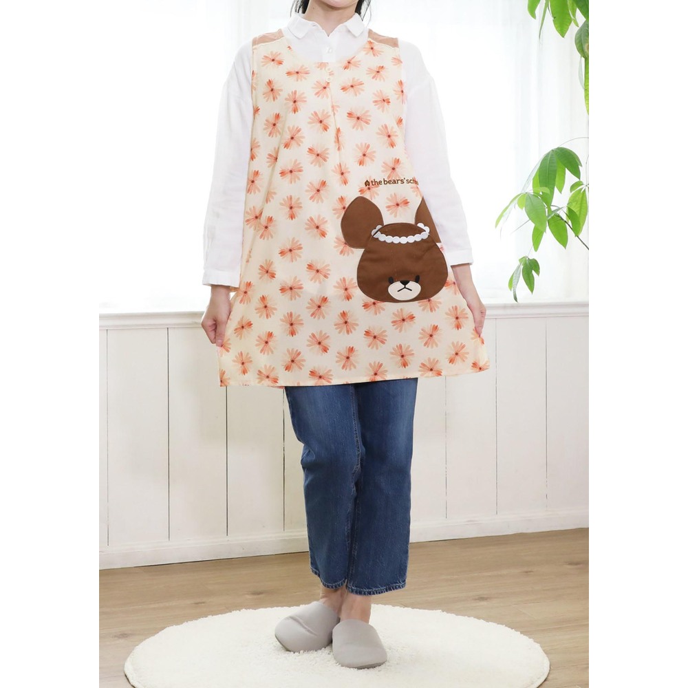 保育士 エプロン キャラクター 通販 ワークエプロン 前掛 前掛け 割烹着 綿混 キュート 柄 レディース メンズ ユニセックス 料理 ギフト 贈り物 かわいい | ブランド登録なし | 01