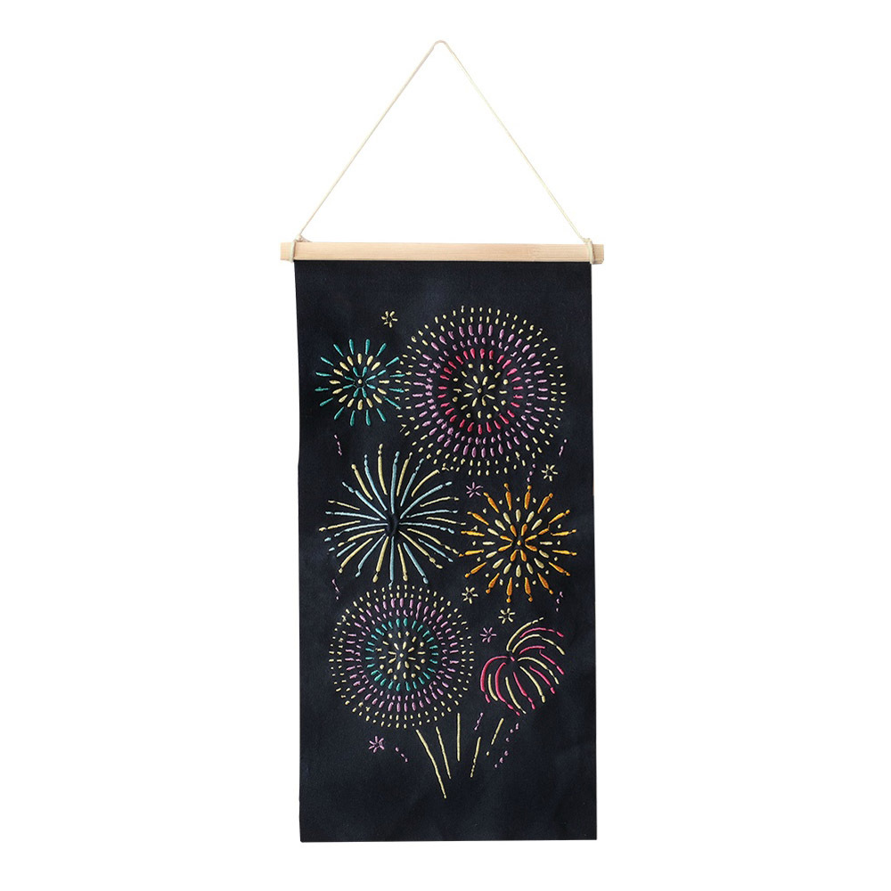 タペストリー 通販 刺繍 壁掛け 飾り 布 装飾 季節 壁面 掛け軸 ディスプレイ オーナメント おしゃれ お洒落 かわいい 可愛い 玄関 リビング タペストリー |  | 01