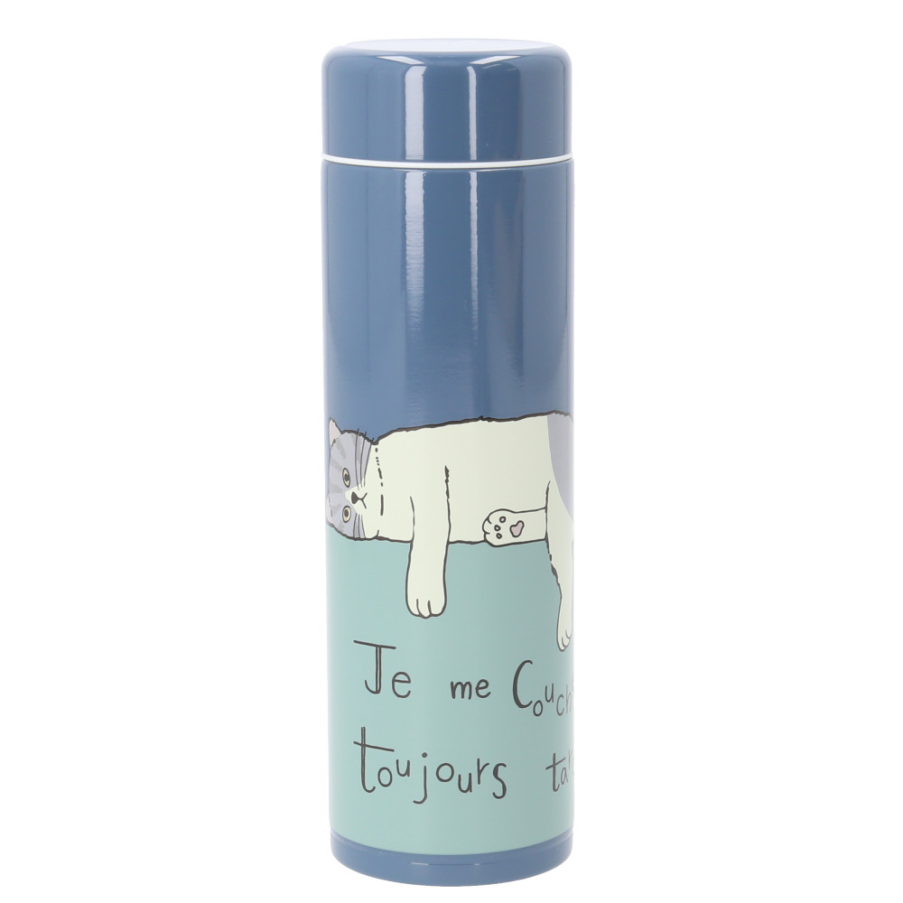 タルティーヌ 通販タルティーヌ ステンレスボトル tartine 300ml 水筒 マイボトル マグボトル 保冷 かわいい 大人 猫雑貨 ネコ柄 猫 ねこ ネコ おしゃれ レディ | センス | 01