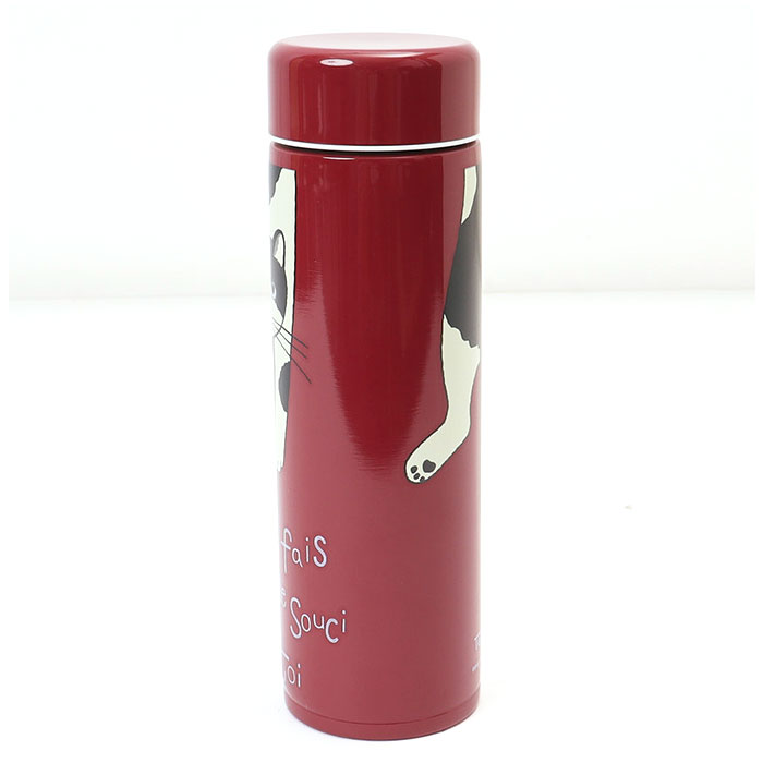 タルティーヌ 通販タルティーヌ ステンレスボトル tartine 300ml 水筒 マイボトル マグボトル 保冷 かわいい 大人 猫雑貨 ネコ柄 猫 ねこ ネコ おしゃれ レディ | センス | 05