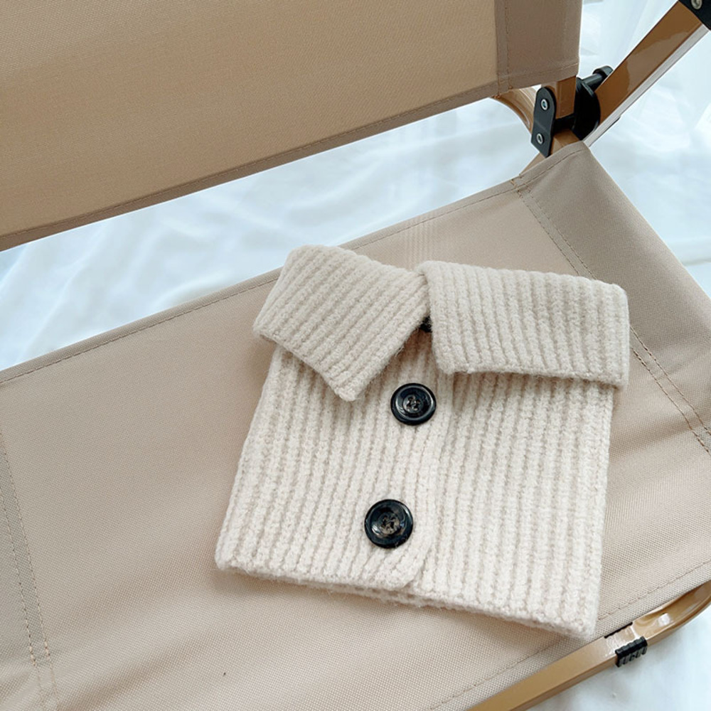 ネックウォーマー キッズ 防寒 通販 マフラー ネックスカーフ ネックカバー 首 ボタン ハイネック あったか あたたかい 暖かい 子ども 子供 ネックウォーマー |  | 02