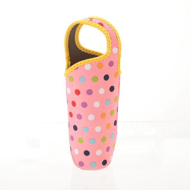 ボトルカバー おしゃれ ペットボトル マグボトル 軽い 500ml マイボトル ビビッド 保温保冷 クッション性 カラフル カバー ポーチ 持ち手トーン tone | ブランド登録なし | 03