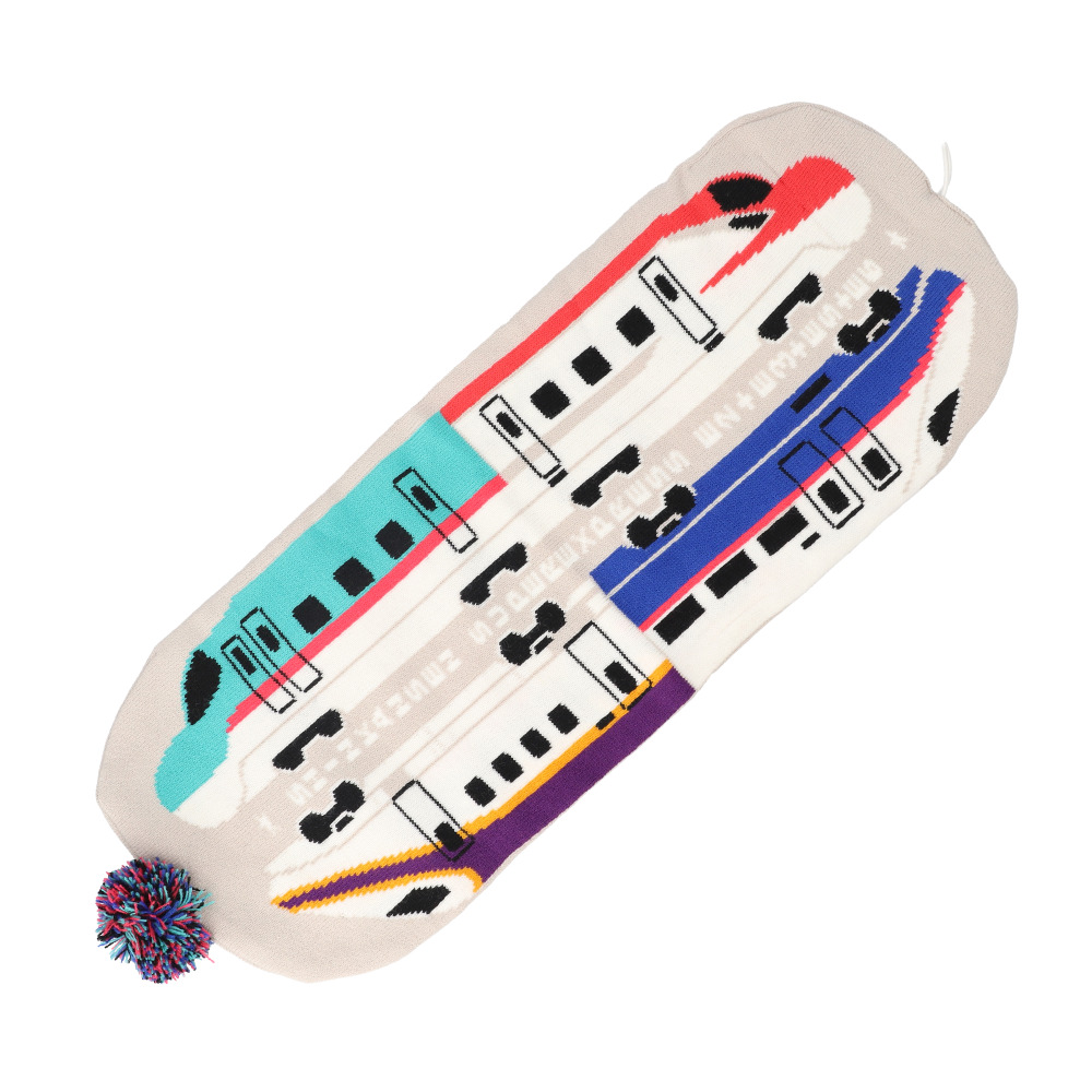 ニット帽 キッズ 通販 鉄マフぼう マフラー 2WAY 鉄道 電車 新幹線 男の子 ニットワッチ 防寒対策 かわいい 可愛いおしゃれ ビーニー ニットマフラー ニット帽 |  | 08