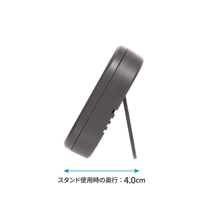 温湿度計 デジタル時計 MAG TH106 通販 ノア精密 湿度計 温度計 マグネット 室温計 小型 置き時計 置時計 デジタル デジタル温度計 温湿度計 |  | 10