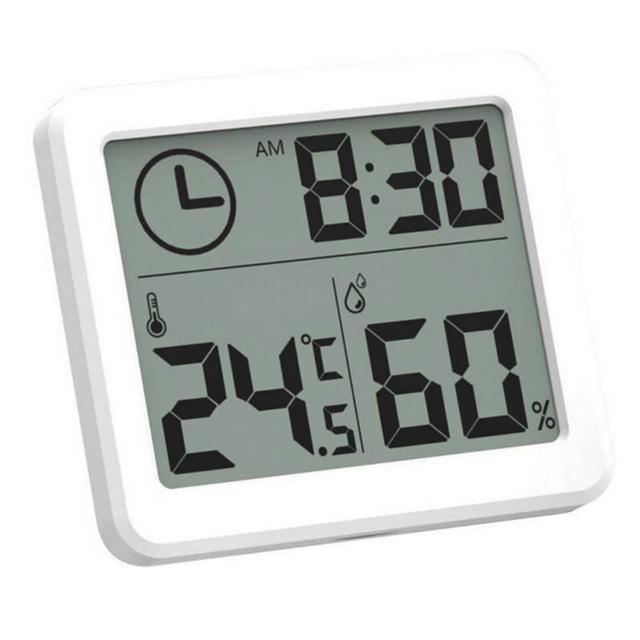 温度計 湿度計 付き時計 通販 卓上 スタンド 壁掛け デジタル おしゃれ