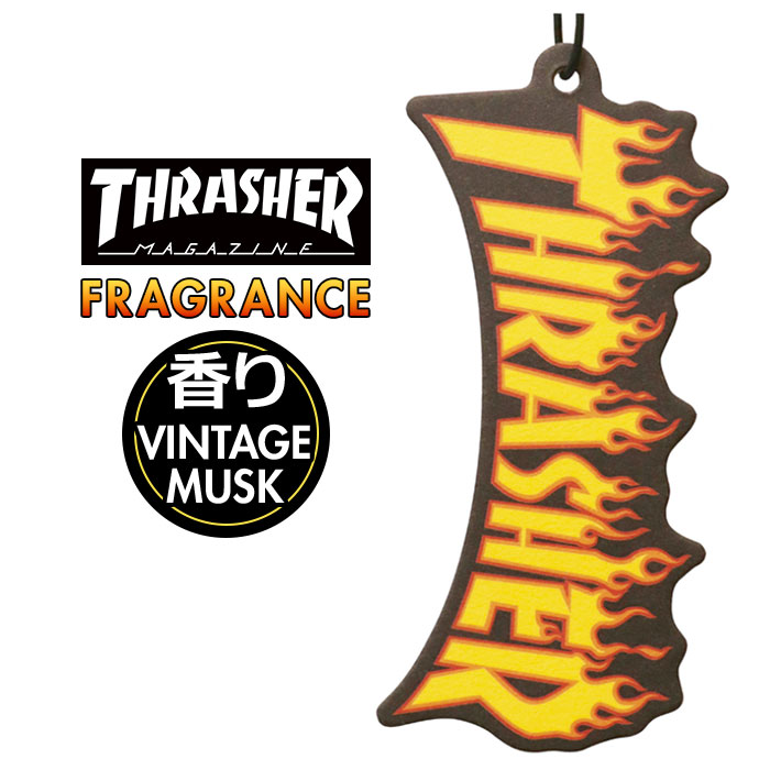 芳香剤 吊り下げ 通販 ヴィンテージムスク ペーパーフレグランス エアフレッシュナー エアーフレッシュナー THRASHER スラッシャー フレグランス 芳香剤 | THRASHER