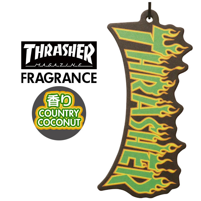 芳香剤 吊り下げ 通販 カントリーココナッツ エアフレッシュナー エアーフレッシュナー THRASHER スラッシャー ペーパーフレグランス ルームフレグランス 芳香剤 | THRASHER