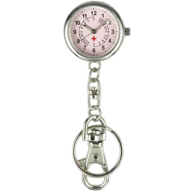 ナースウォッチ シンプル 通販 時計 レディース おしゃれ かわいい キーホルダー ハングウォッチ 看護師 介護士 保育士 プレゼント 簡易脈拍計 ナースウォッチ | ブランド登録なし | 02