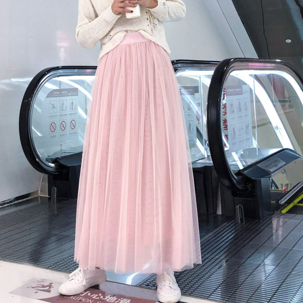 チュール スカート ロング 通販 チュールスカート ロングスカート ボトムス マキシスカート きれいめ おしゃれ かわいい プリーツ ふんわり 柔らかい | BACKYARD FAMILY | 05