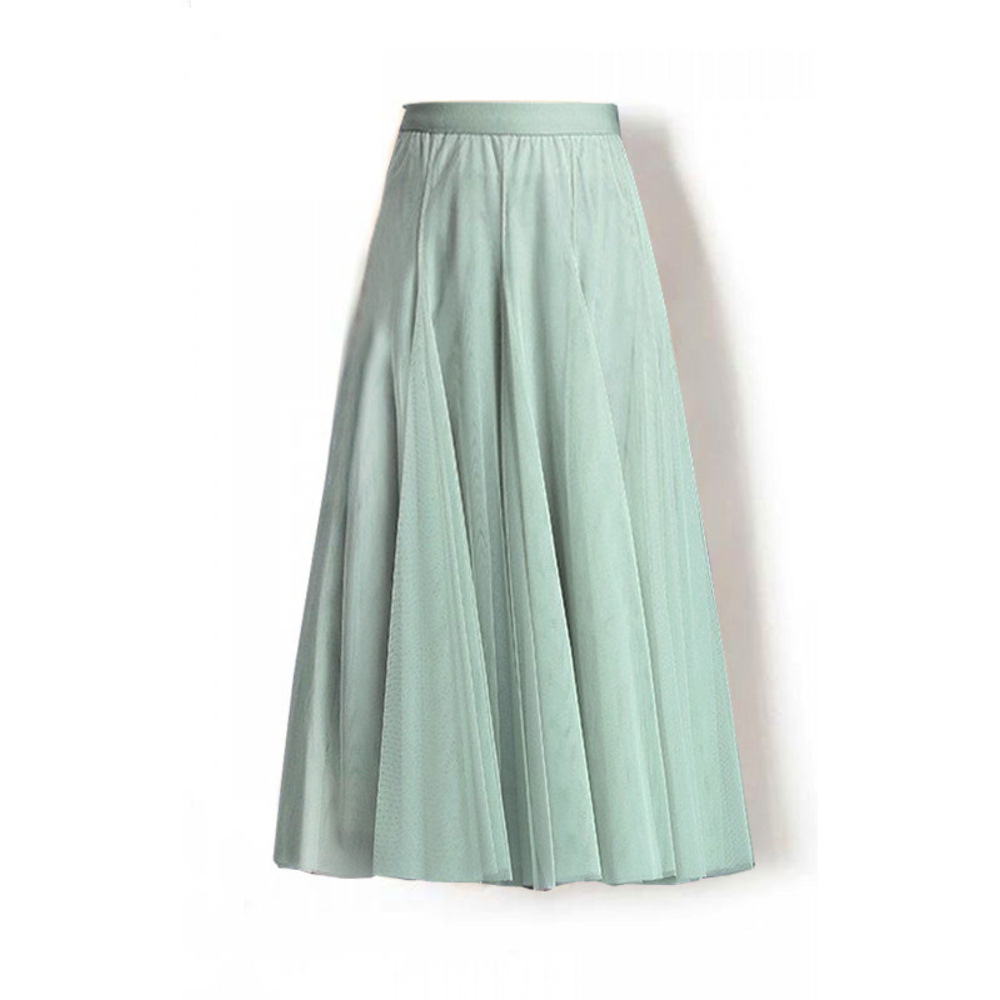 チュール スカート ロング 通販 ロングスカート チュールスカート ボトムス ひざ下 膝下 レディース 大人 きれいめ おしゃれ かわいい プリーツ ふんわり |  | 04