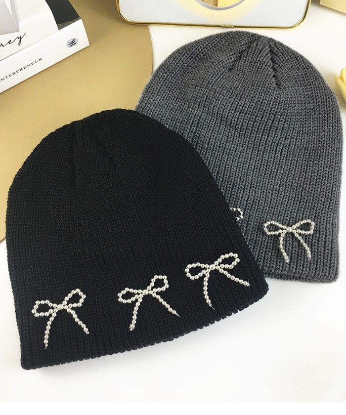 ニット帽 レディース 通販 Diamond Hearts ダイヤモンドハーツ ビーズリボン ニットビーニー ビーニー ニットキャップ 帽子 キャップ おしゃれ ニット帽 |  | 07