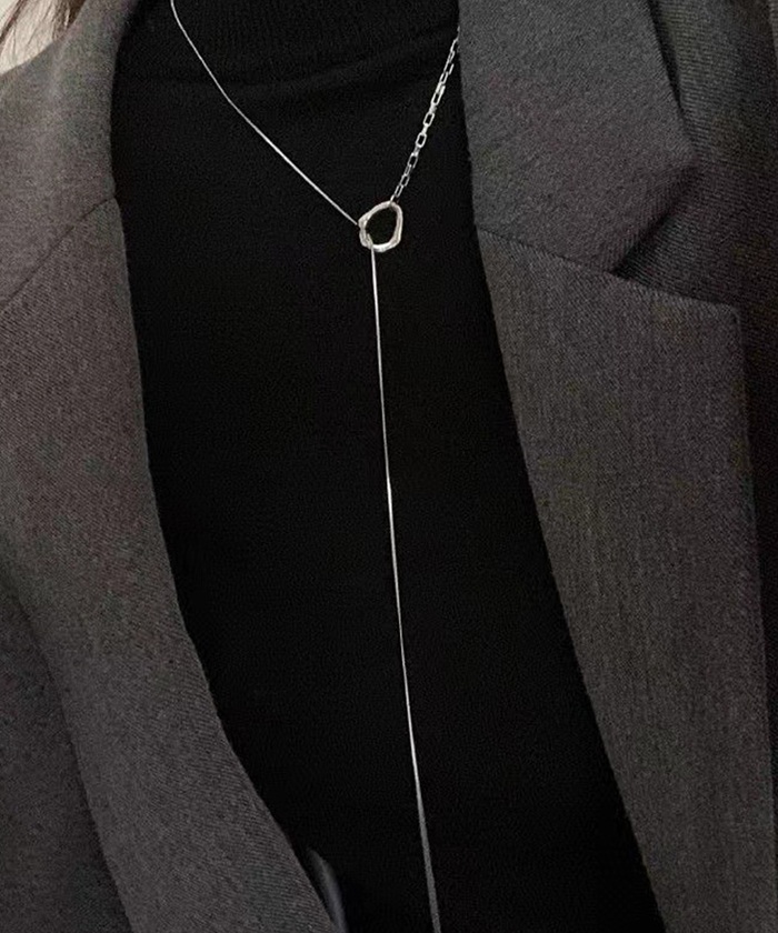 ネックレス レディース シンプル 通販 ペンダント ループネックレス ループタイネックレス ジュエリー アクセサリー おしゃれ 大人 かわいい 可愛い | DiamondHearts | 03