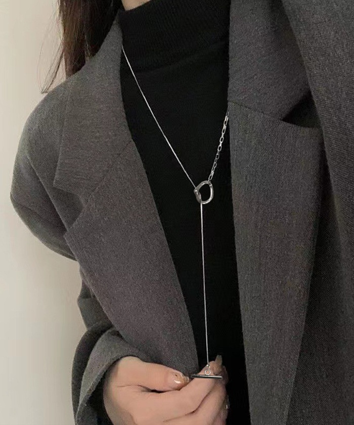ネックレス レディース シンプル 通販 ペンダント ループネックレス ループタイネックレス ジュエリー アクセサリー おしゃれ 大人 かわいい 可愛い | DiamondHearts | 05
