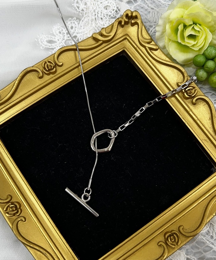 ネックレス レディース シンプル 通販 ペンダント ループネックレス ループタイネックレス ジュエリー アクセサリー おしゃれ 大人 かわいい 可愛い | DiamondHearts | 06