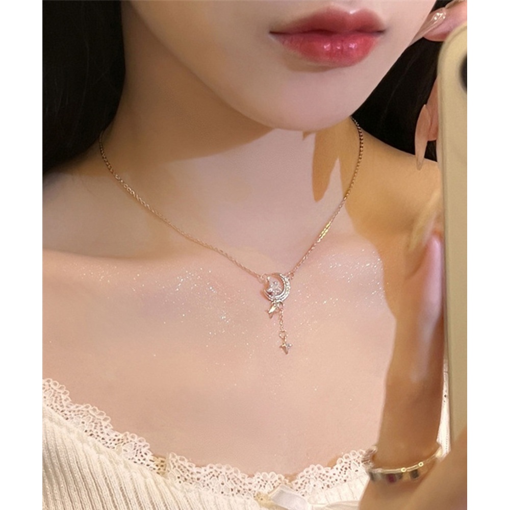 ネックレス レディース シルバー シンプル 通販 ペンダント 首飾り ジュエリー アクセサリー 月 星 大人 かわいい おしゃれ 可愛い オシャレ 女性 |  | 01
