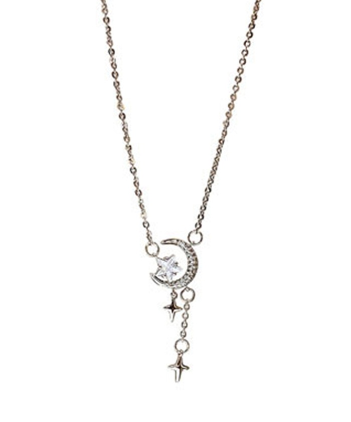 ネックレス レディース シルバー シンプル 通販 ペンダント 首飾り ジュエリー アクセサリー 月 星 大人 かわいい おしゃれ 可愛い オシャレ 女性 |  | 08