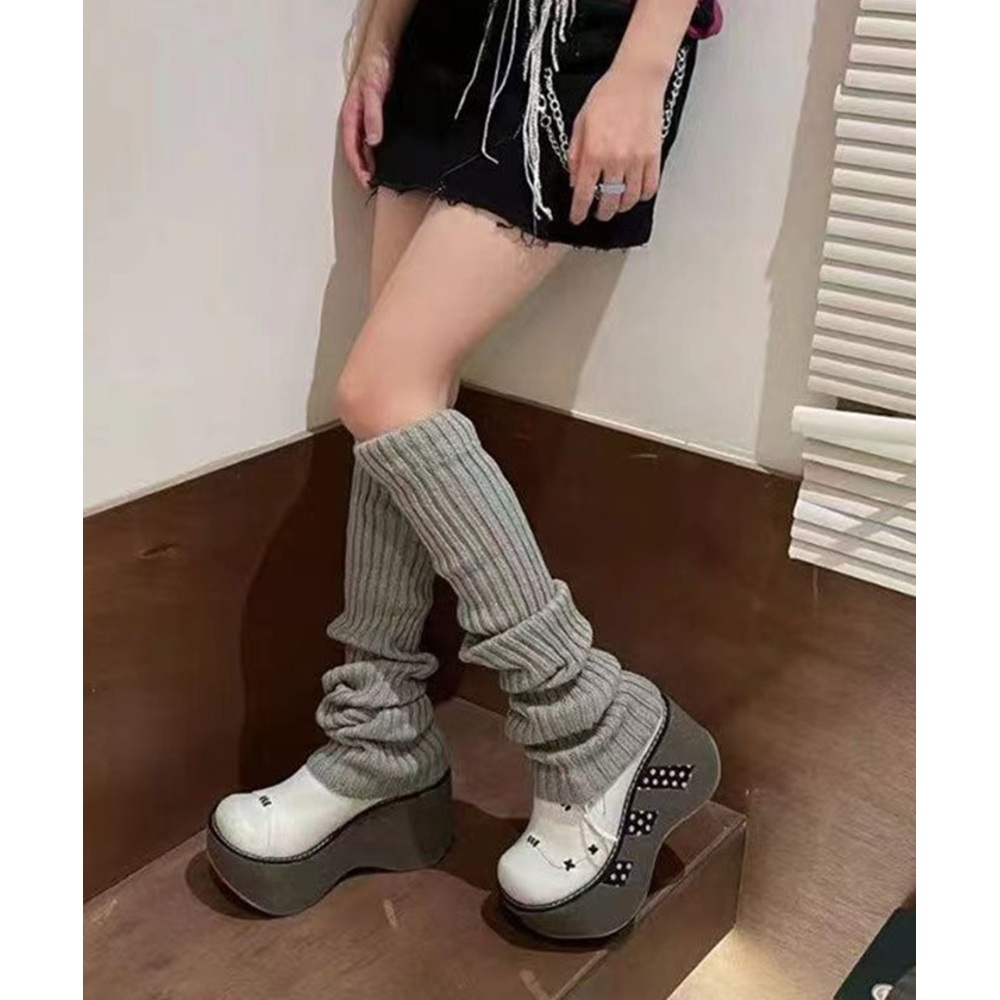 レッグウォーマー 45cm 通販 ニットレッグウォーマー レッグ ウォーマー レッグウオーマー レッグウェア 足首ウォーマー ニット diamond hearts |  | 03