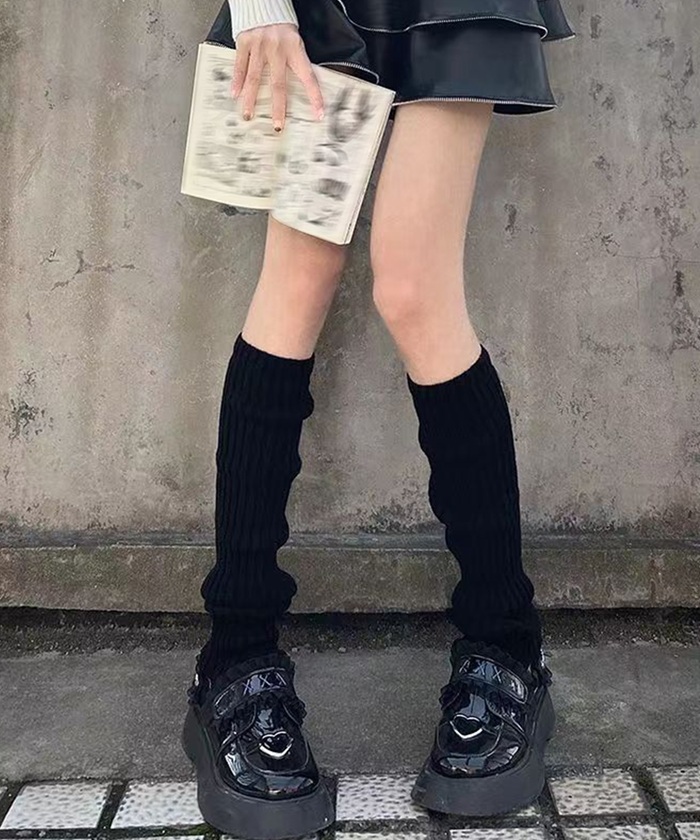 レッグウォーマー 45cm 通販 ニットレッグウォーマー レッグ ウォーマー レッグウオーマー レッグウェア 足首ウォーマー ニット diamond hearts |  | 04