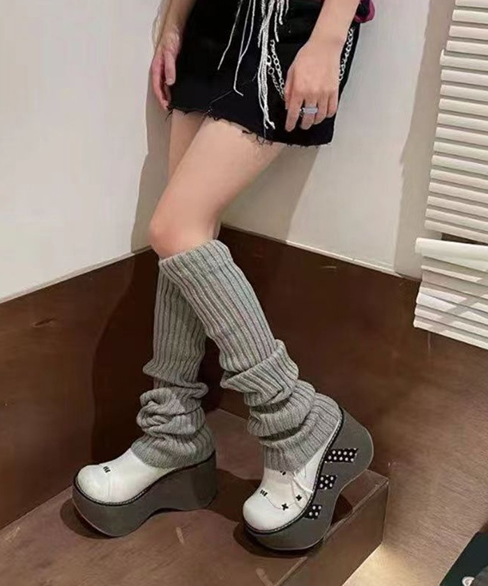 レッグウォーマー 45cm 通販 ニットレッグウォーマー レッグ ウォーマー レッグウオーマー レッグウェア 足首ウォーマー ニット diamond hearts |  | 06