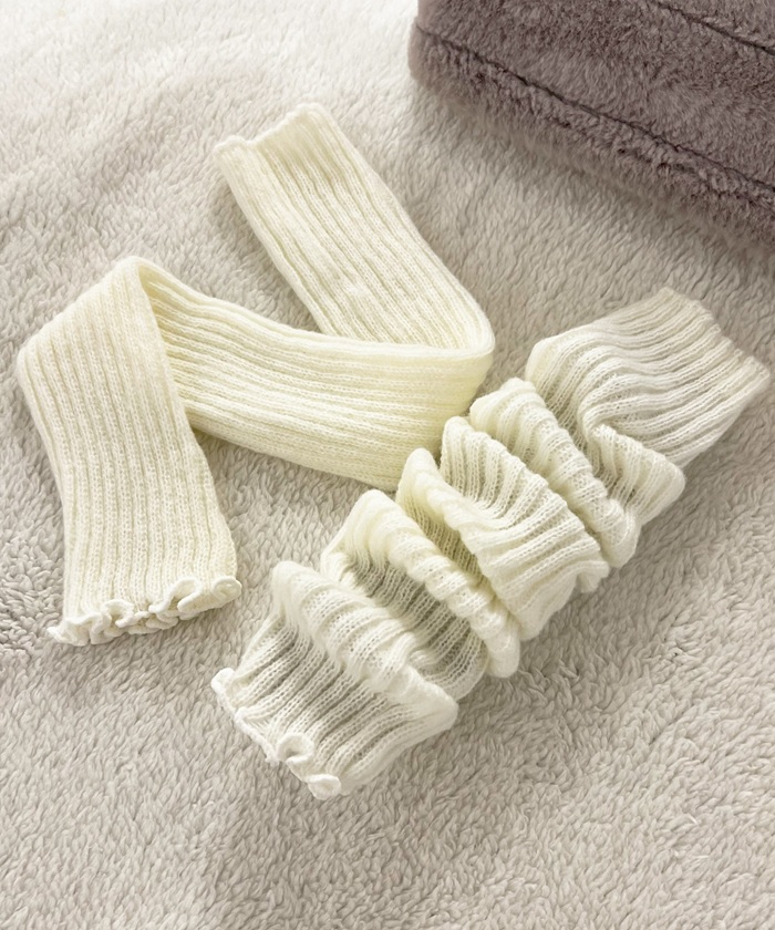 レッグウォーマー 45cm 通販 ニットレッグウォーマー レッグ ウォーマー レッグウオーマー レッグウェア 足首ウォーマー ニット diamond hearts |  | 09