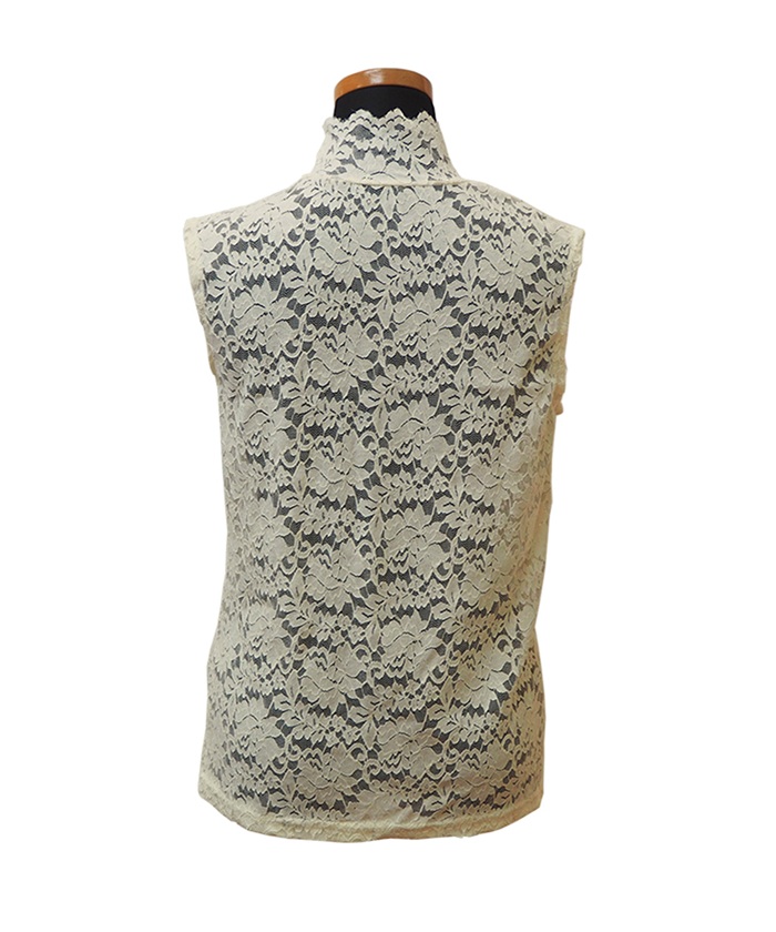 ハイネック レース タンクトップ 通販 ノースリーブ 透け感 トップス ハイネックレースインナー 袖なし 総レース レディース 大人 かわいい きれいめ 上品 |  | 22